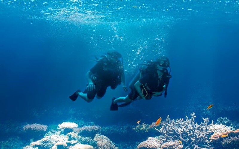 mergulho mar